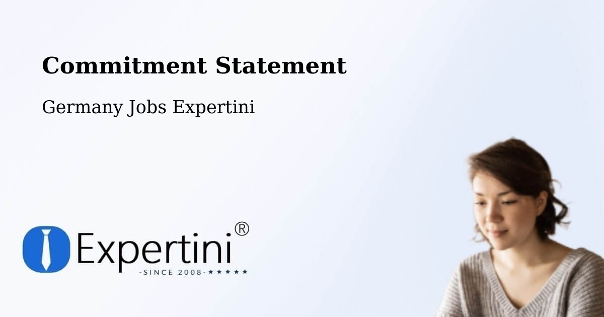 Commitment Statement - Germany Jobs Expertini