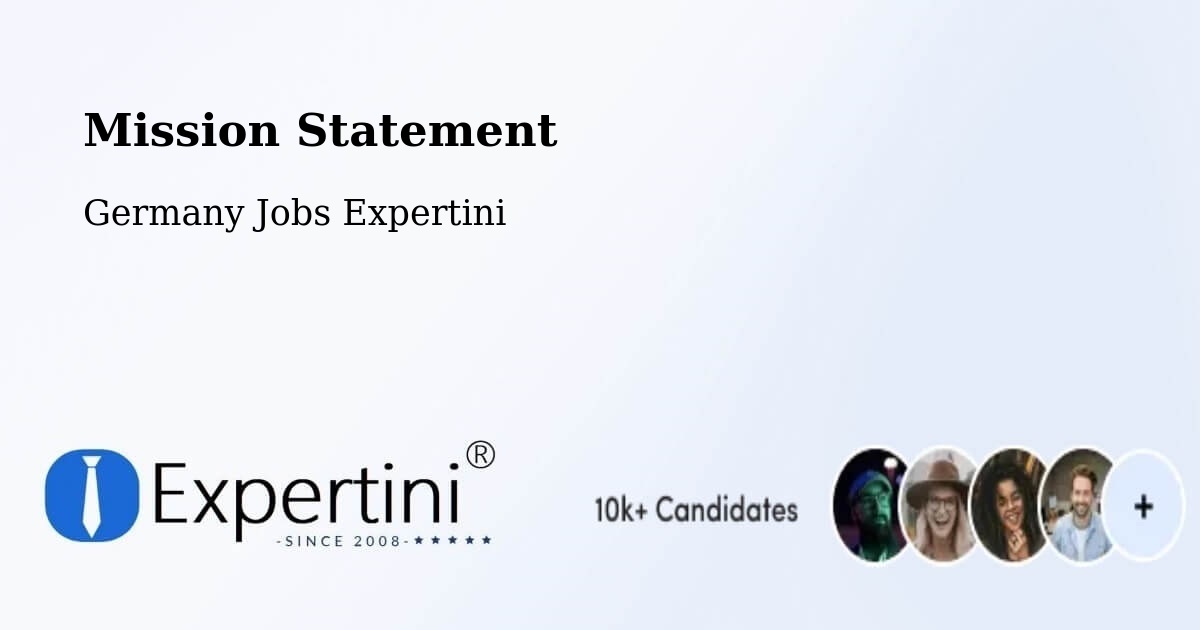 Mission Statement - Germany Jobs Expertini